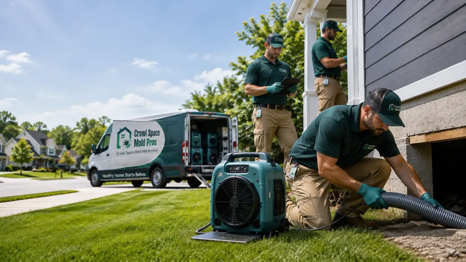 Crawl Space Mold Removal in Thousand Palms, CA